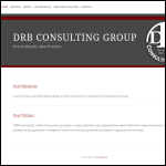 Screen shot of the DRB Consultancy Group website.