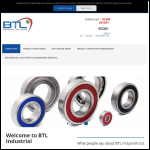 Screen shot of the Bearing Traders Ltd website.