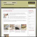 Screen shot of the Laser Acoustic Ceilings Ltd website.