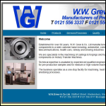 Screen shot of the Grew, W. W. & Co Ltd website.