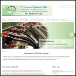 Screen shot of the Intadem Systems Ltd website.