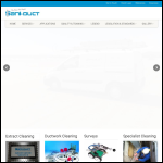 Screen shot of the Sani-Duct Installations Ltd website.