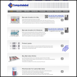 Screen shot of the Computalabel International Ltd website.