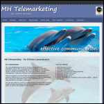 Screen shot of the MH Telemarketing website.