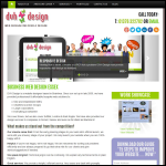 Screen shot of the DVH Design website.