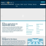 Screen shot of the ABC Structures website.