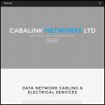 Screen shot of the Cabalink Partnership website.