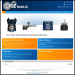 Screen shot of the DPGE Rebuilds Ltd website.