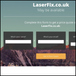 Screen shot of the Laserfix Ltd website.
