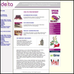 Screen shot of the Delta Machinery Ltd website.