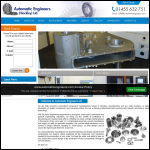 Screen shot of the Automatic Engineers (Hinckley) Ltd website.