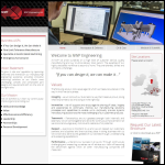 Screen shot of the Crownfield Engineering Ltd website.