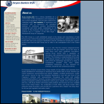 Screen shot of the Donkin, Bryan RMG Gas Controls Ltd website.