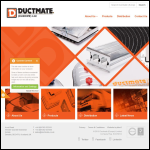 Screen shot of the Ductmate (Europe) Ltd website.