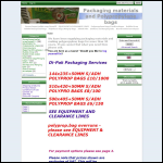 Screen shot of the Di-pak Packaging Services website.