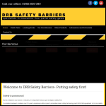 Screen shot of the DRB Safety Barriers website.