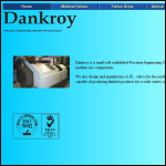 Screen shot of the Dankroy Ltd website.