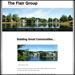 Screen shot of the Flair Group, The website.