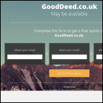 Screen shot of the Gooddeed Chemical Co Ltd website.