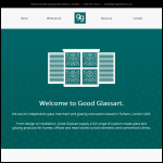 Screen shot of the Good GlassArt Ltd website.