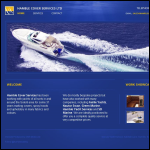 Screen shot of the Hamble Sailing Services website.