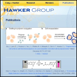 Screen shot of the Hawker, J. R. Engineers website.