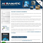 Screen shot of the Akramatic Engineering Co Ltd website.