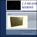 Screen shot of the Heath, C. P. Boatbuilders Est 1950 website.
