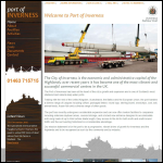 Screen shot of the Inverness Harbour Trustees website.
