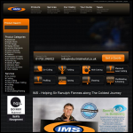 Screen shot of the Industrial Metal Services website.