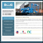 Screen shot of the James Dring Power Plant Ltd website.