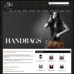 Screen shot of the J & B Leather Accessories website.