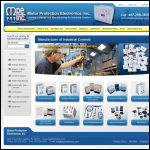 Screen shot of the MPE Systems Ltd website.