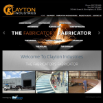 Screen shot of the Machine Fabricators (Clayton) website.