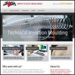 Screen shot of the Merit Plastic Mouldings Ltd website.