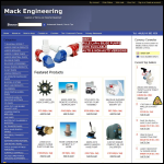 Screen shot of the Mack Engineering website.
