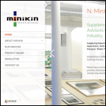 Screen shot of the Minikin, N. & Sons Ltd website.