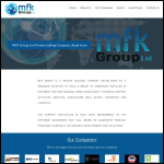 Screen shot of the MFK Group website.