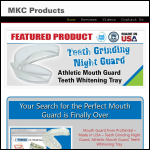 Screen shot of the MKC Products website.