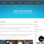 Screen shot of the Meldon Gears (1967) Ltd website.