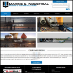 Screen shot of the Marine & Commercial Rigging Systems website.