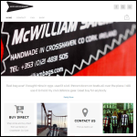 Screen shot of the McWilliam Sailmakers Ltd website.