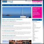 Screen shot of the Nautilus Yachting website.