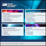 Screen shot of the Pacific Technology Ltd website.
