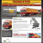Screen shot of the Preston, Richard & Son Ltd website.