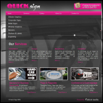 Screen shot of the Quicksign website.