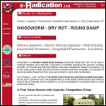 Screen shot of the Radication Ltd website.