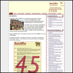 Screen shot of the Radcliffe & Sons (London) website.