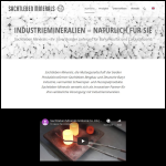 Screen shot of the Sachtleben Chemie GmbH website.