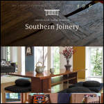 Screen shot of the Southern Joinery Ltd website.
